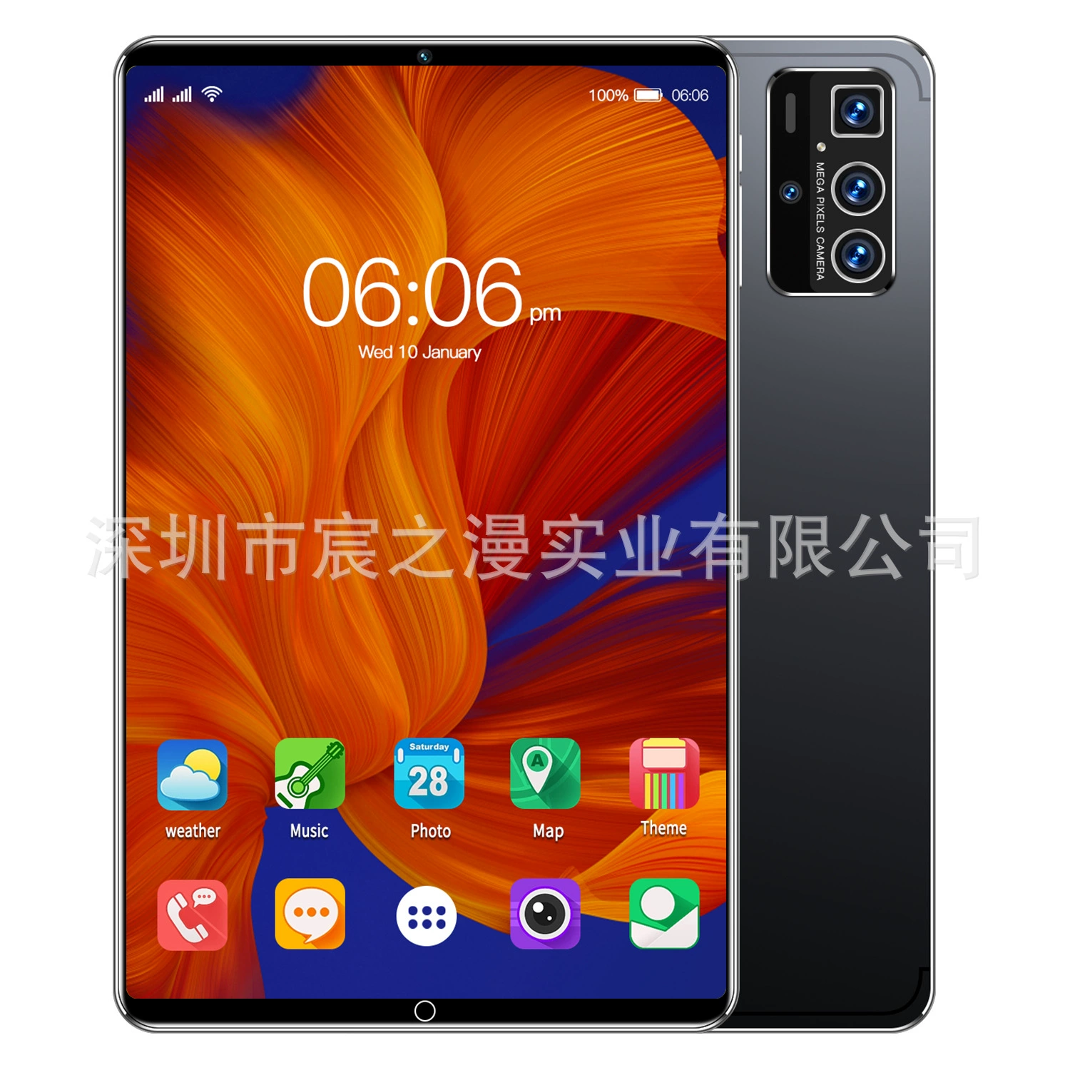 Smart Tablet 10 inch Android 5G, supports all network standards, Bluetooth