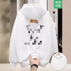 2025新款潮图男士潮流圆领秋冬卫衣印花上衣连帽百搭休闲长袖
