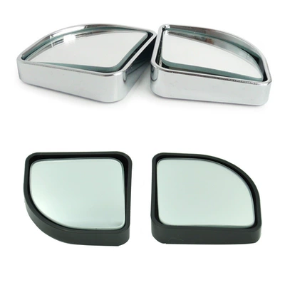 Car front and rear wheel: Large field of view rear view auxiliary mirror
