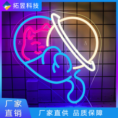 Amazon Books Neon Lantern Maglined Book Light Classroom Led Light Light Bookstore Book Store Library Roombool