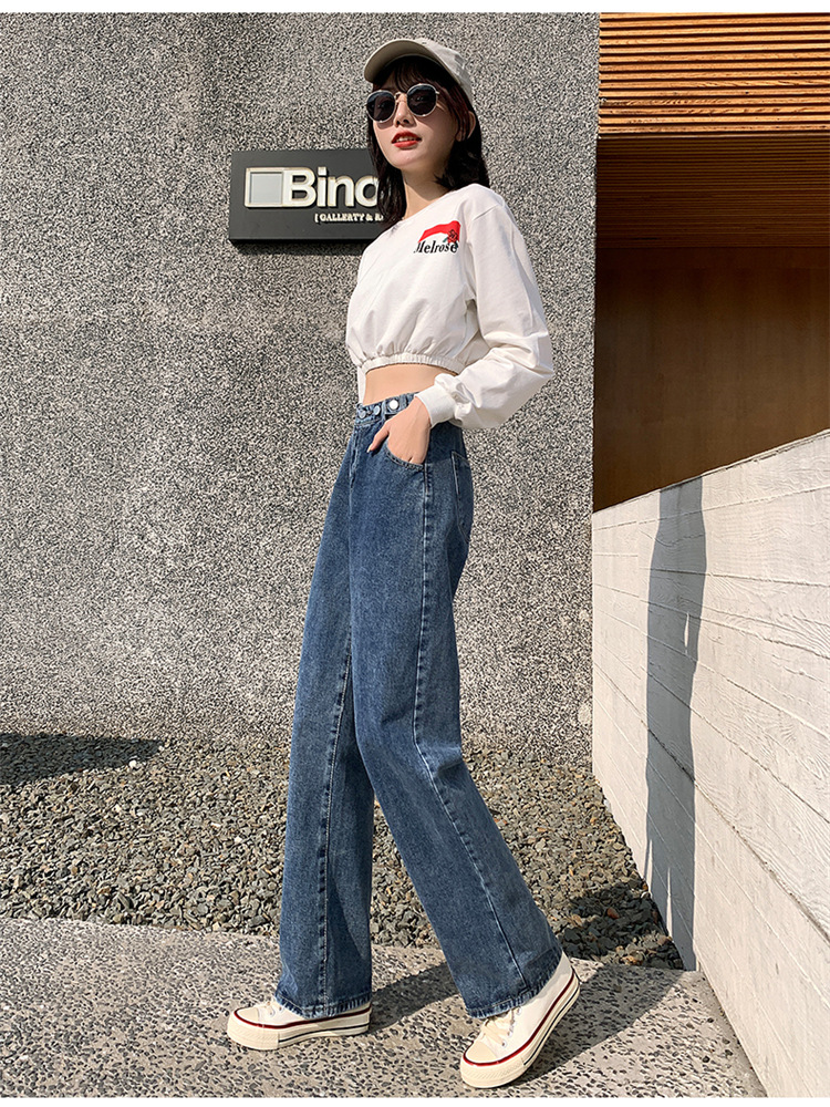 long casual trousers TH50403 Dark Blue 