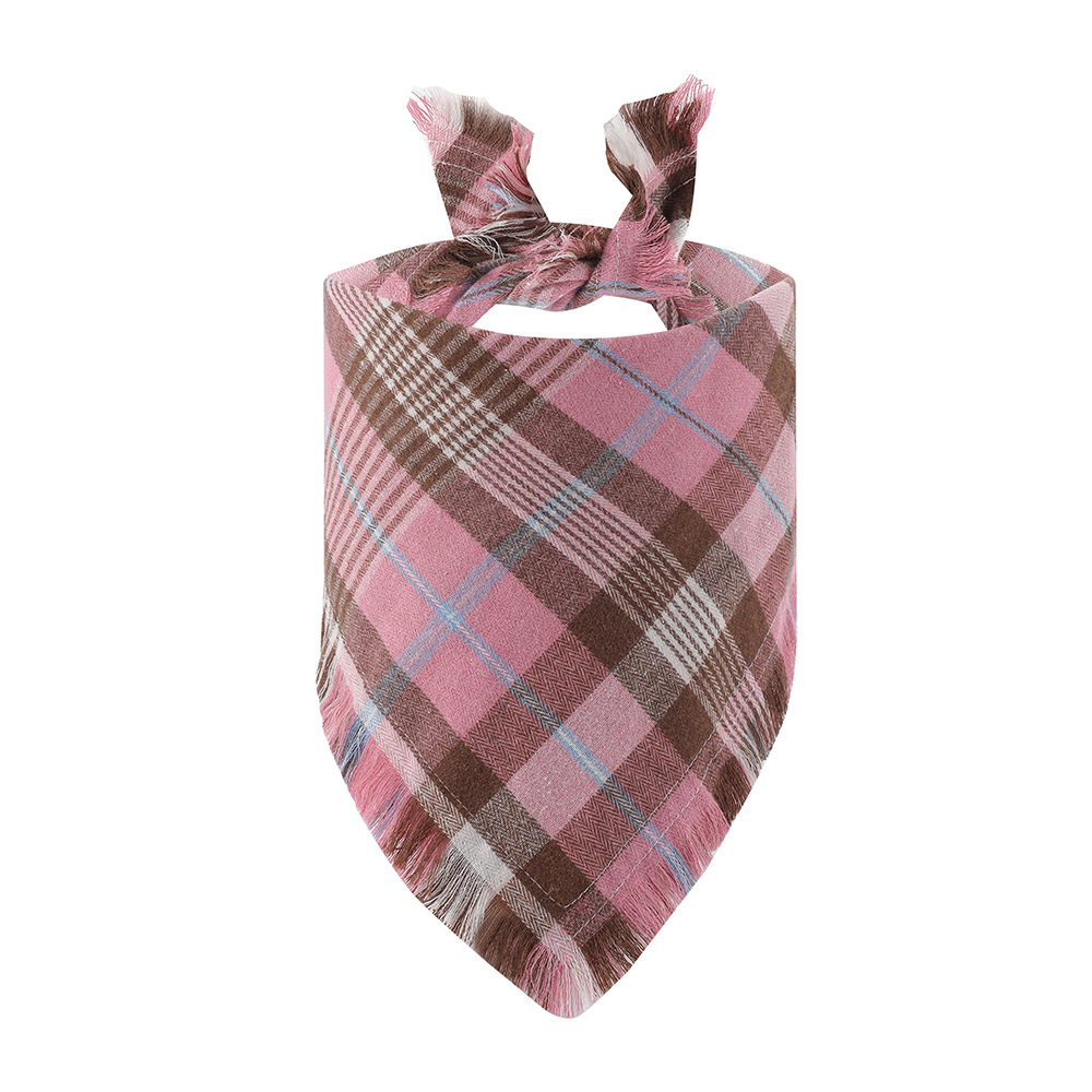 Ventas de nuevos fabricantes de productos spot transfronterizos para toallas de triángulo de bordas de cuadrillas para mascotas perros toallas de saliva bufandas para mascotas