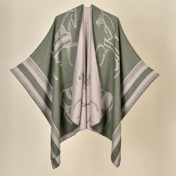 Border war horse green