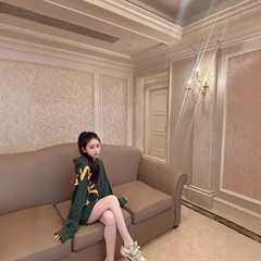 高版本~25SS秋季罗家侧边字母印花连帽卫衣男女同款休闲百搭上衣