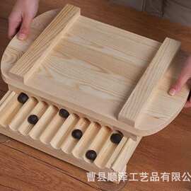 跨境新品木质手工搓丸板家用老药制作小型药丸中药药丸制作木制品