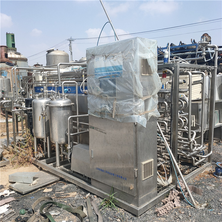 二手管式杀菌机 UHT列管式杀菌机 二手超高温瞬时套管式灭菌机组