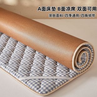 Mat Mattress Can Be Used in All Seasons, Double-Sided Mattress, Summer Rattan Mat, Dormitory Rental Thin Mat, Soft Cushion Mattress