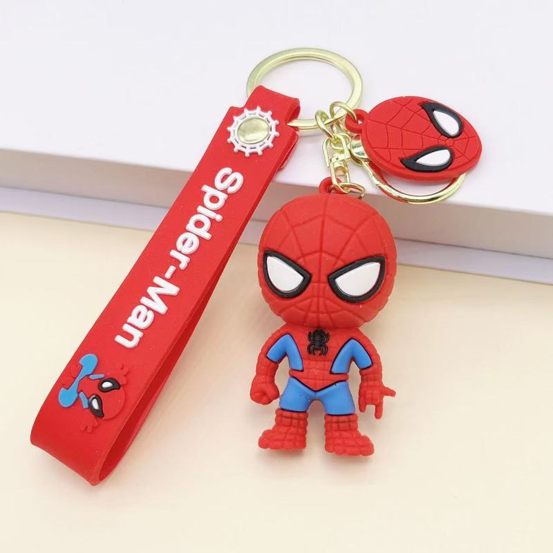 新しいスパイダーマン PVC キーホルダーペンダント学生装飾ギフトカップル装飾品子供の日の小さなギフト卸売|undefined