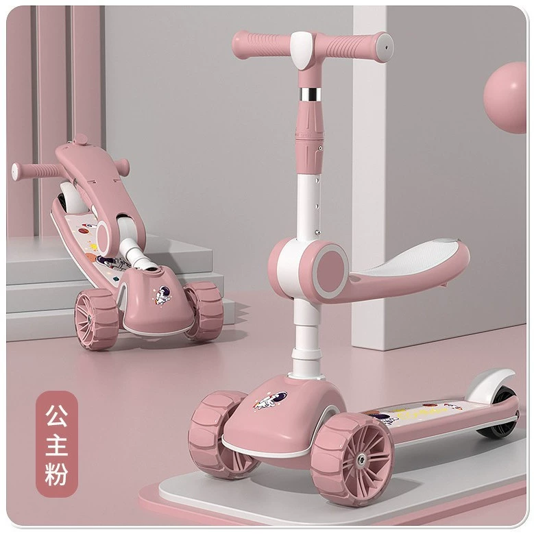 Детский музыкальный светофлай scooter, toy car with seat, 2-5 лет, опт, три в одном, (跨境 торговля)