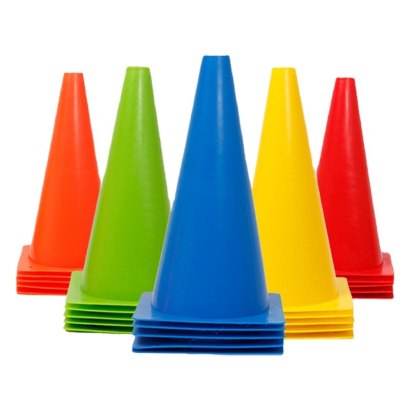 Cubo de logotipo Equipo de entrenamiento de baloncesto de fútbol Obstáculo Tubo de helado Entrenamiento de cubo cónico Montón de barricadas Entrenamiento físico