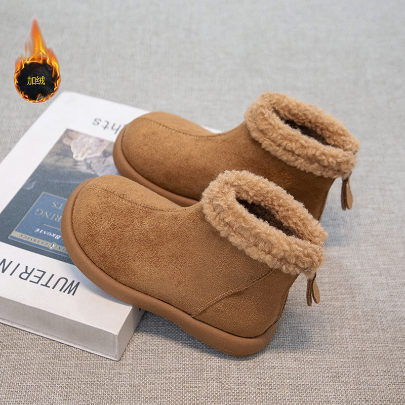 Botas de algodón para niñas invierno 2025 nuevas botas de nieve para niños botas de lana cálidas gruesas botas cortas botas de lana más botas de lana image 8