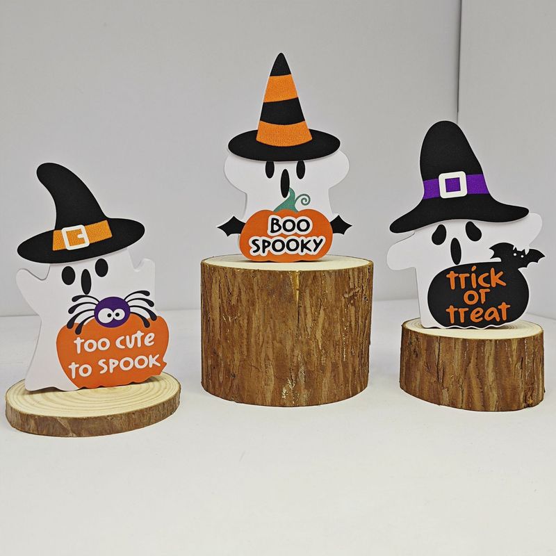 国境を越えたアマゾンの売れ筋ハロウィンパーソナライズされたホームフラワーポットオーナメントホリデーパーティークリエイティブホワイトかわいいゴースト|undefined