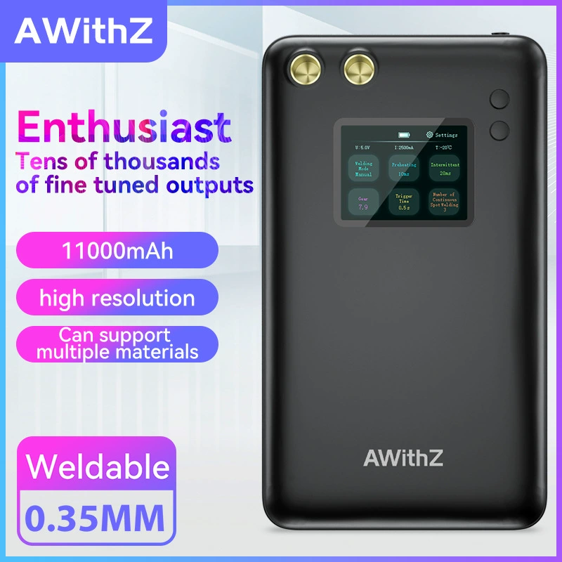 AWithZ точечная сварочная машина портативный портативный маленький домашний телефон 18650 литиевая батарея никелевая пластина сварочный аппарат