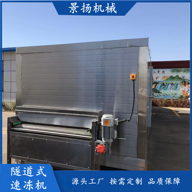 大型商用速冻机 鸡排鸡柳单冻机 包子水饺速冻流水丝