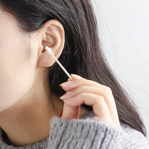 Cotton swabs for ear removal, special cosmetic cotton swabs, medical cotton swabs, baby ears, ear spoons, ear cotton swabs, disposable double-ended