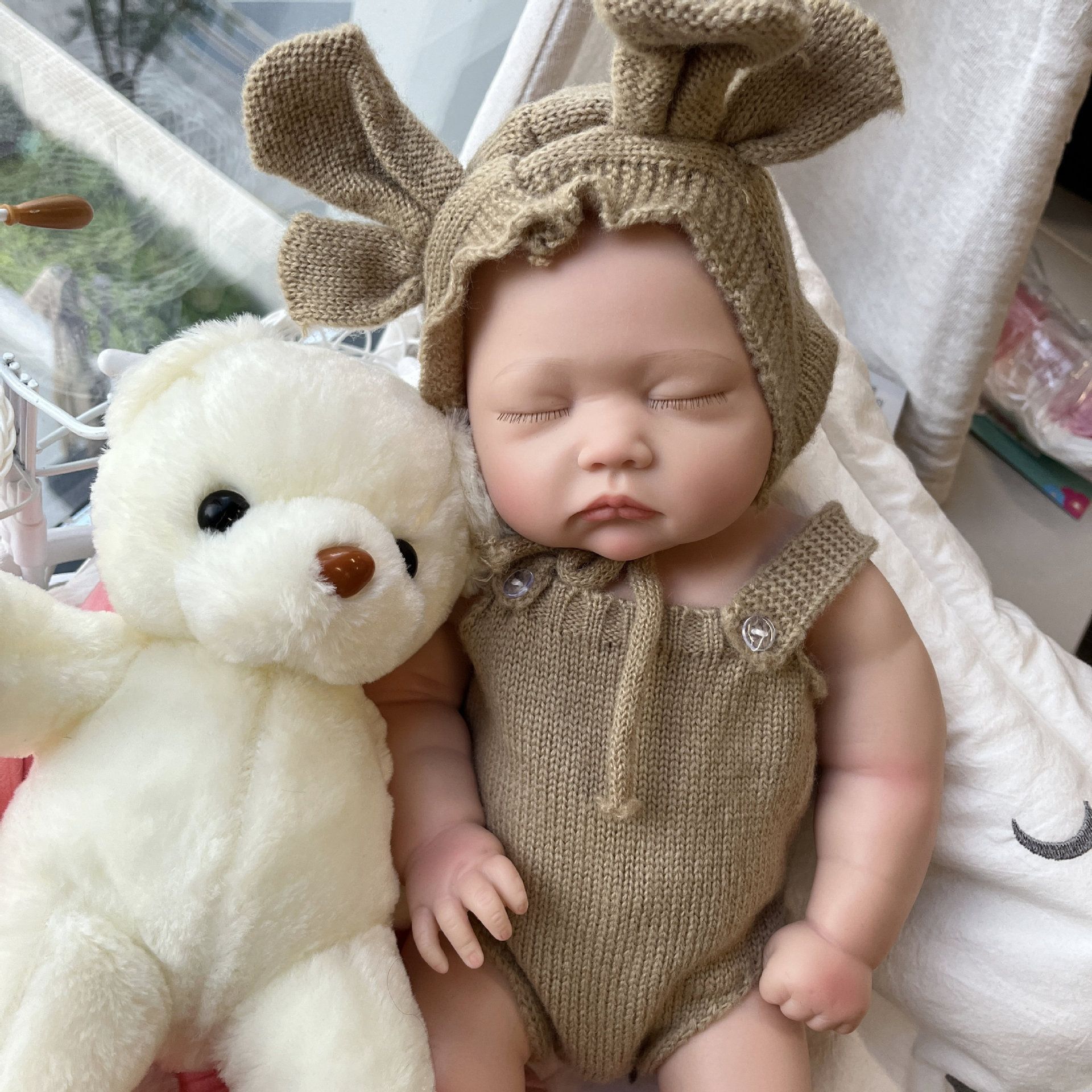 artlyreborn 优质实心铂金硅胶重生娃娃婴儿silicone reborn doll