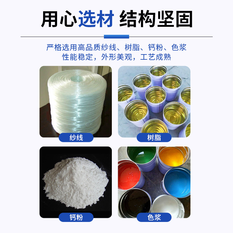 Fiberglass pipes, large diameter pipes for sewage and rainwater, seawater transportation, ventilatio