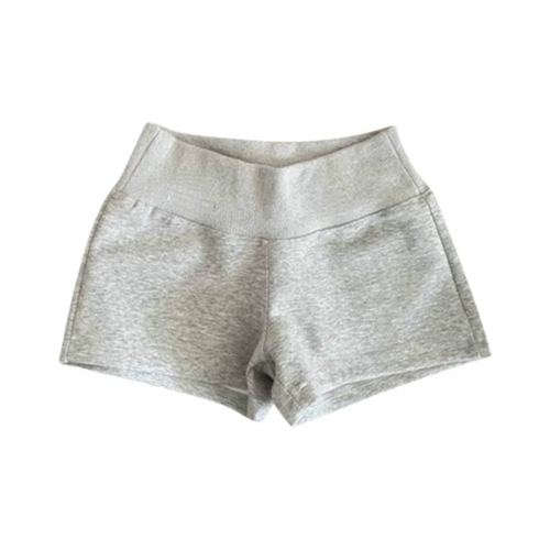 Cross-border wholesale grey American-style hot girl sports shorts for girls and boys, summer new simple slimming hot pants