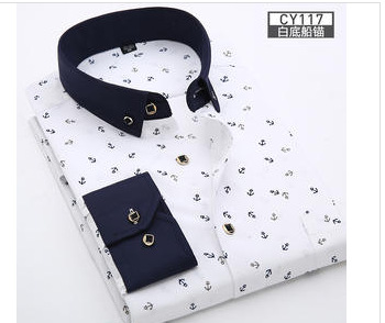 2025 Camisa de solapa de hombre de moda nueva transfronteriza Camisa de hombre de comercio exterior casual de negocios de rayas verticales frescas