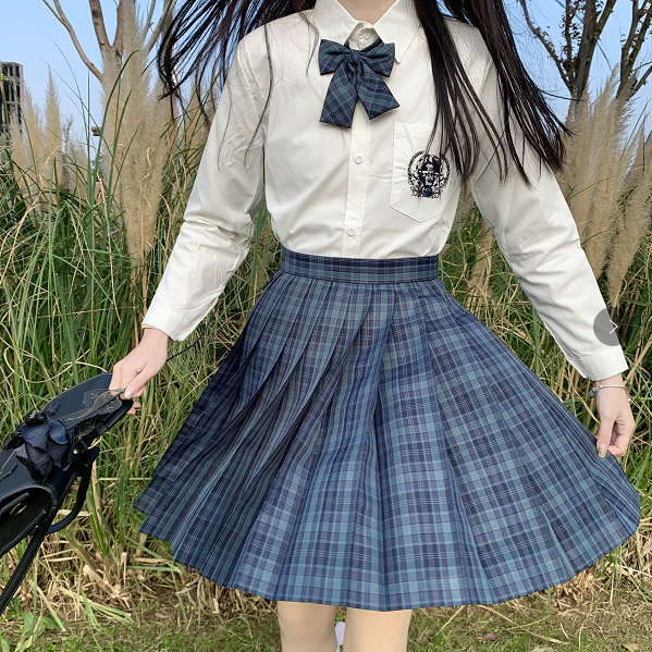 智贝主图_1海苔jk制服裙套装全套正版日系学院风半身裙格子