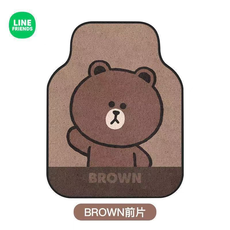 Snow White Car Floor Mats, Stain-Resistant and Wear-Resistant, Cartoon Non-Slip Universal Car Floor Mats