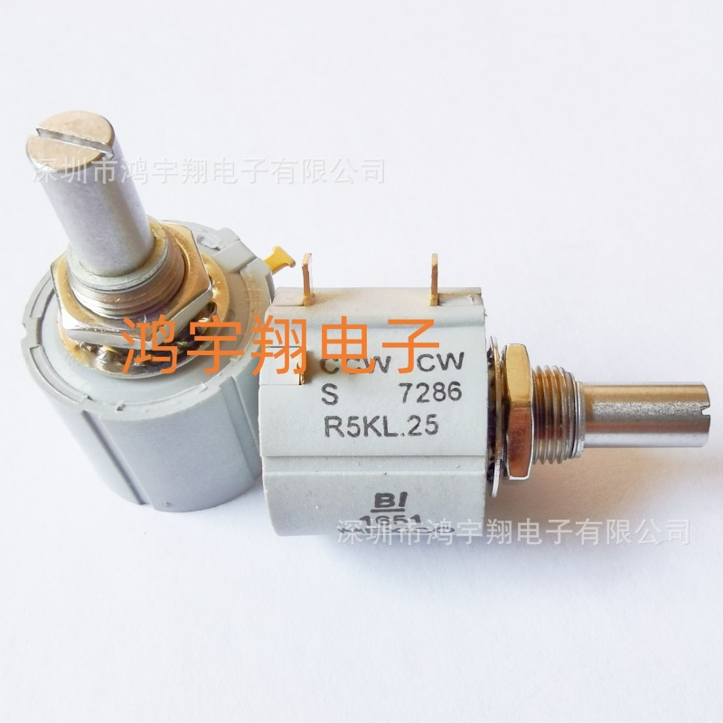7286R5K 线绕电位器 BI进口原装正品 旋转式电位计 S 7286R5KL.25