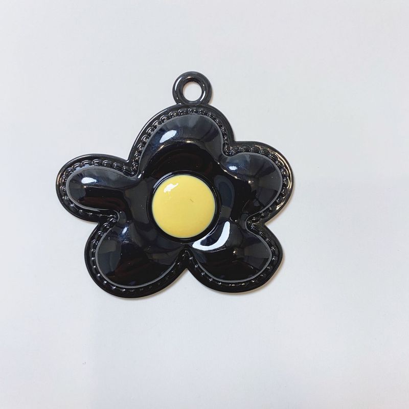 新しいカラフルな花五弁花ドーパミンペンダントペンダント合金 diy キーホルダーバッグジュエリーペンダント|undefined