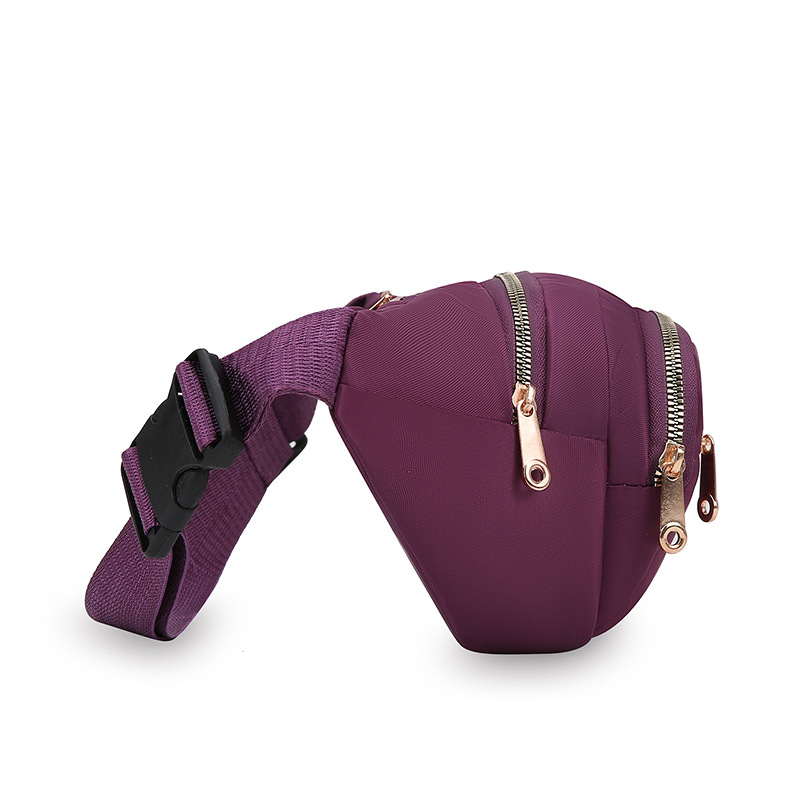Bolso de pecho transfronterizo teléfono móvil bolso diagonal de tela Oxford europea y americana riñonera casual riñonera de lona bolso de teléfono móvil para mujer bolso deportivo