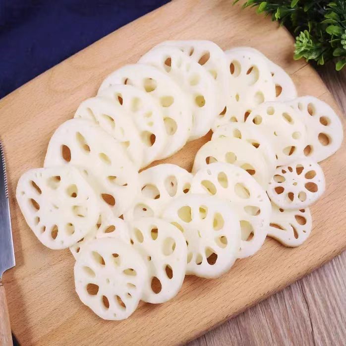 湖北新鲜清水莲藕片商用凉拌火锅麻辣烫卤菜串串餐饮食材