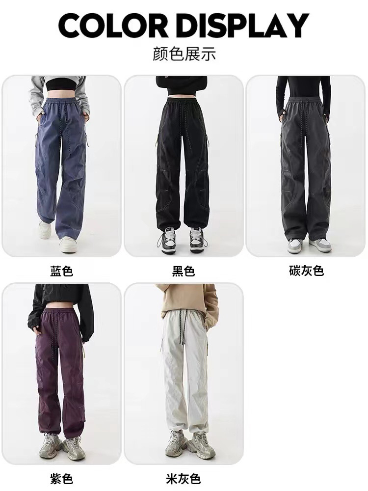 Fleece-Lined and Thickened Three-In-One Outdoor Pants for Men and Women, New Autumn and Winter Loose Straight-Leg Outdoor Sports Hiking Cargo Pants for Women 5