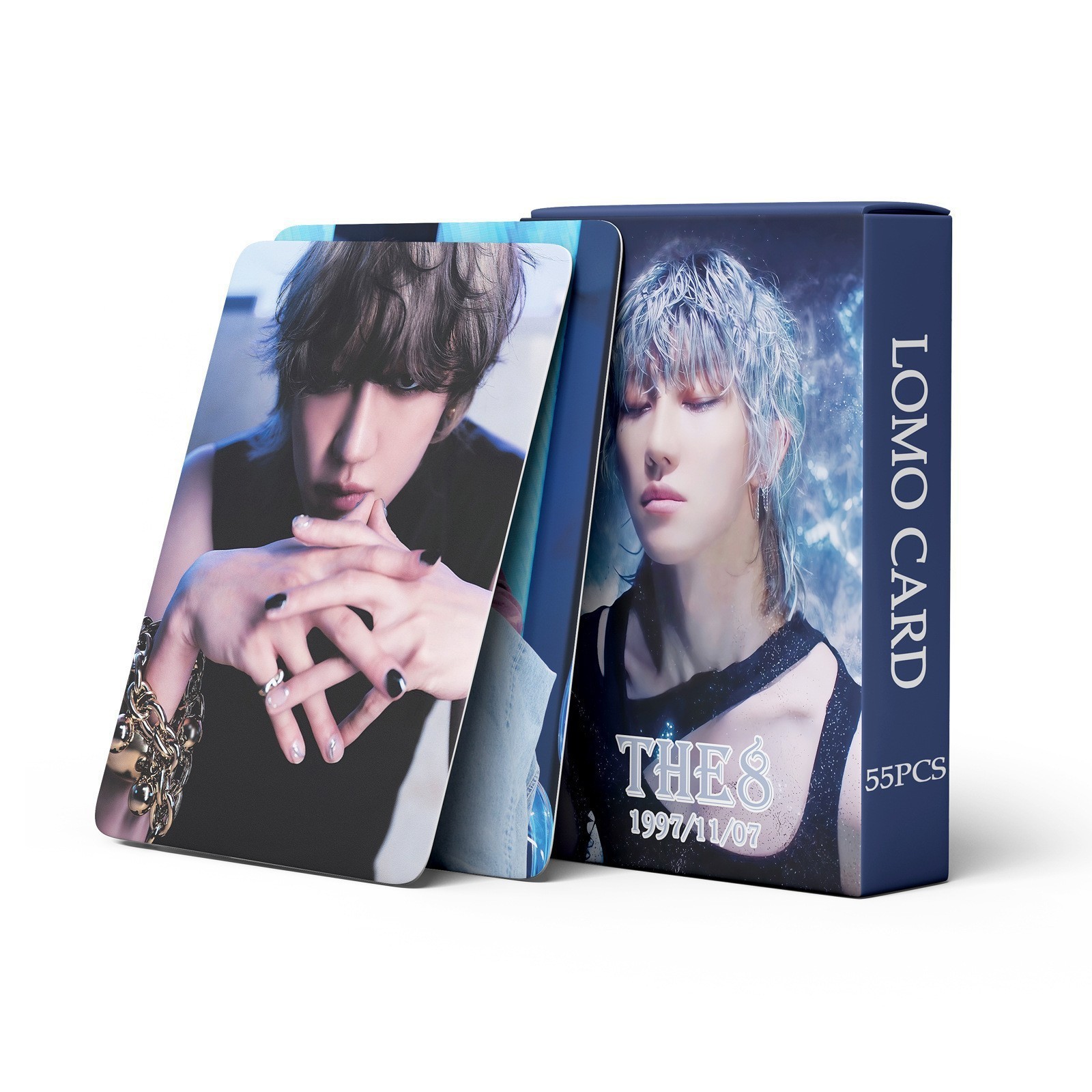 Cadena total, una gran cantidad de stock, 55 hojas de tinta BT SK IVE ATEEZ KPOP, estrellas coreanas alrededor de LOMO