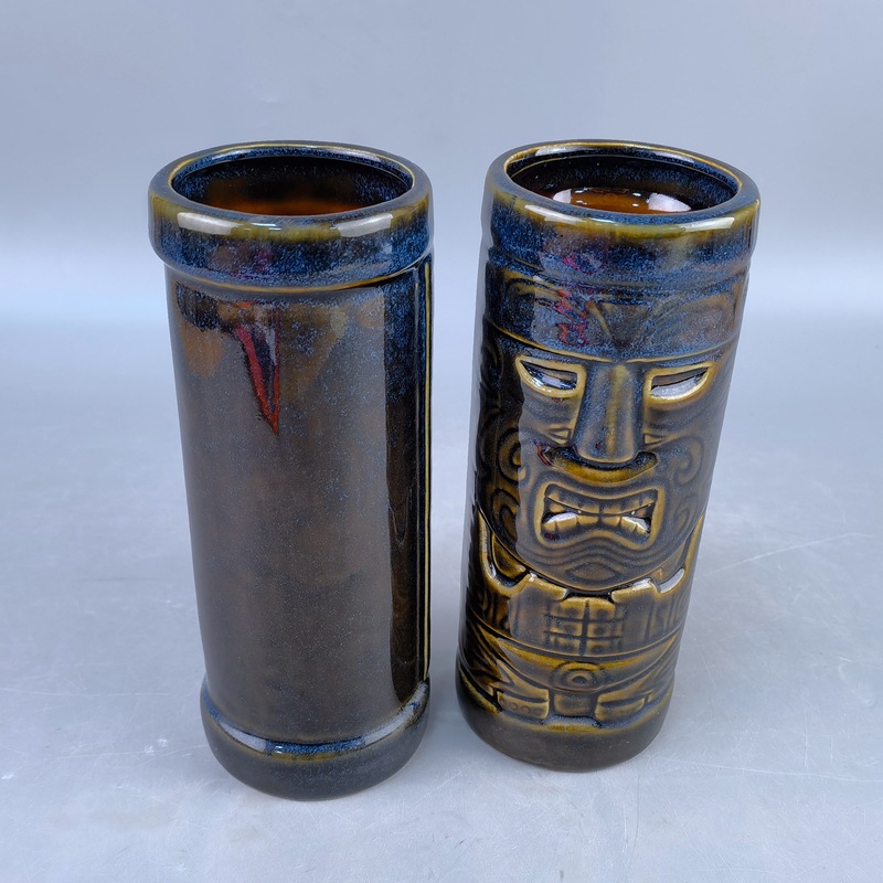 Bar tiki Cup Copa de cóctel hawaiana personalizada Copa de cerámica creativa Tic Zombie Skull Cup Copa de celebridades de Internet