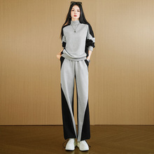 高级感运动服套装女夏季宽松韩版时尚套头卫衣长裤休闲两件套