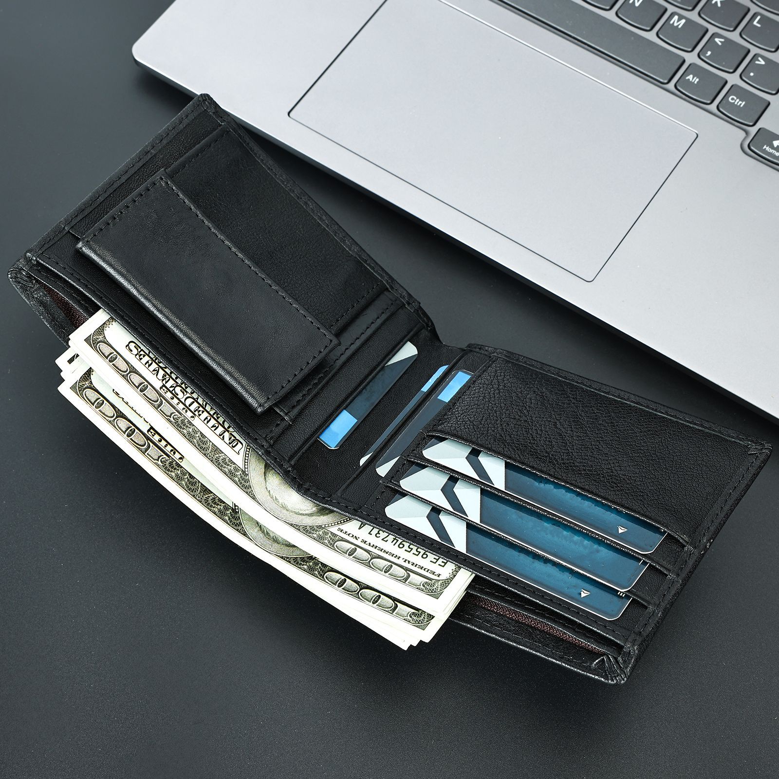 Russian New Vegetable Tanned Leather Men's Wallet Retro Embossed Coin Wallet High End Genuine Leather 2 Fold Wallet Men_voghion.com