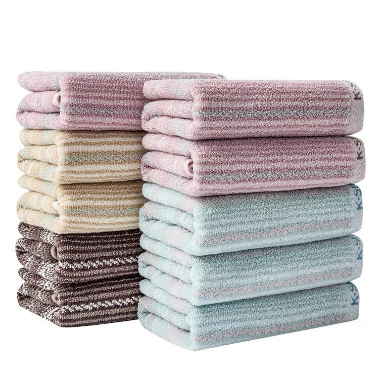 Jinhao ansiktshandduk i långfibrig bomull med satin_voghion.com