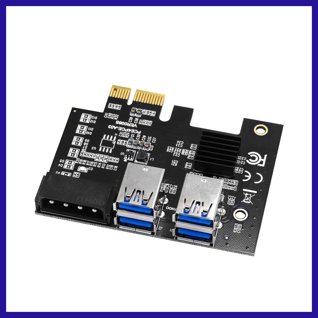PCI-E 1ת2��4��5��6��ת�ӿ�PCI-E���һ����USB3.0�Կ���չ��