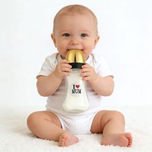 跨境礼盒包装宽口中号6个月以上新生儿宝宝婴幼儿PP塑料奶瓶240ML