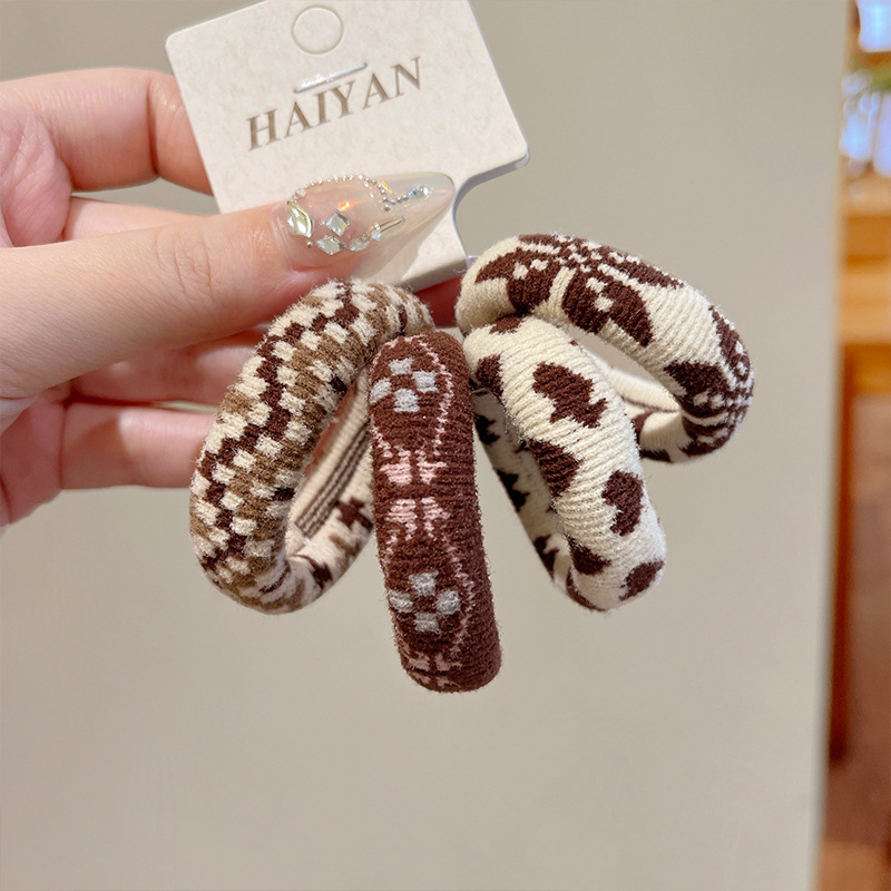 Coletero elástico sencillo de nuevo estilo 2026, banda para el pelo pequeña sin costuras para mujer, suave para el cabello, sujetador de cola de caballo.