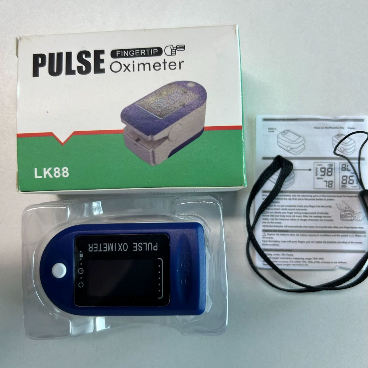 LK88TFT относится к зажимной пульс оксиметр светодиодный кончик драгоценного камня для насыщения крови кислородом детектор сердечного ритма TFT