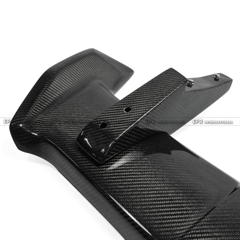 Suitable for Hyundai Veloster car modification parts, carbon fiber rear spoiler, MR V3 spoiler