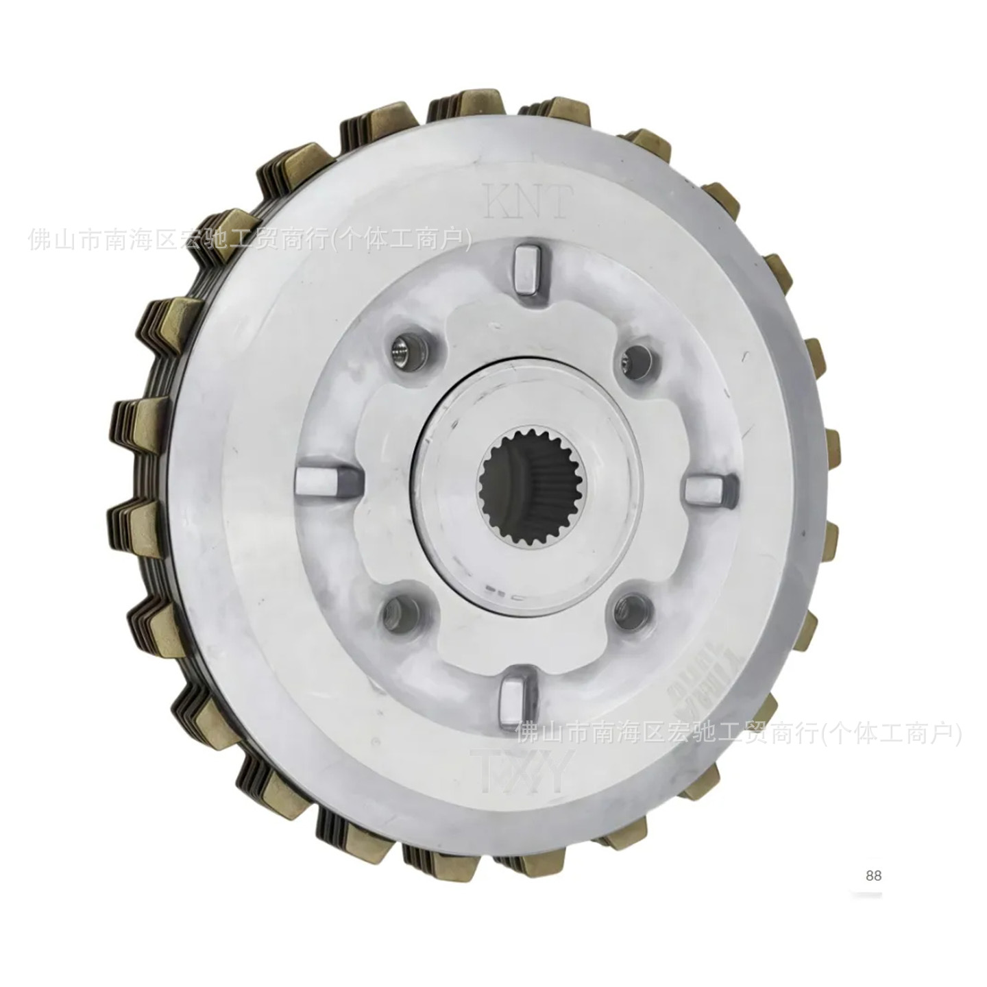 Cross-Border Supply of Motorcycle Parts Suitable for Honda Kyy125 Cbf125 Cb125 25Fl Clutch Assembly