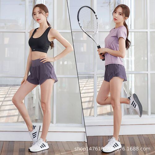 Yoga Wear Sports Women's Short Sleeve Professional Versatile Quick Dry Breathable Running Clothes Fashion Slimming Summer Fitness Wear 