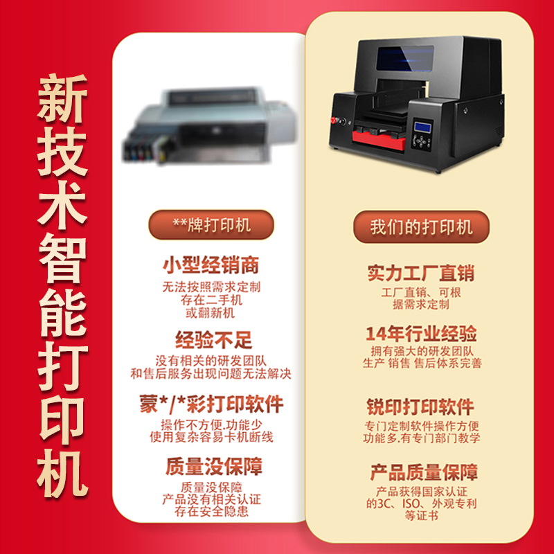 J8 Material Fully Automatic T-Shirt Canvas Uv Flatbed Printer Printing Clothing Printing Machine Entrepreneurship A3 Hand G3