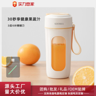 Juicer Portable Small Quality Juicer with Straw Multifunctional Electric Household Juice Cup Outdoor Juice Cup Cross-Border