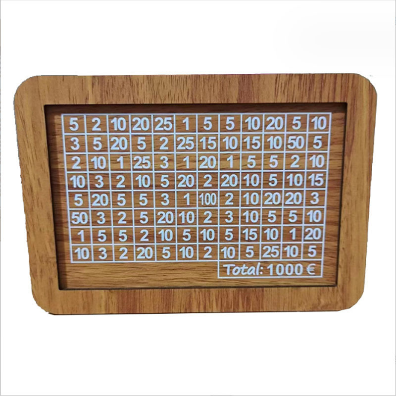 Caja de dinero transfronteriza con contador de la calidad de la casa Contador objetivo alcancía niños caja de regalo artesanías