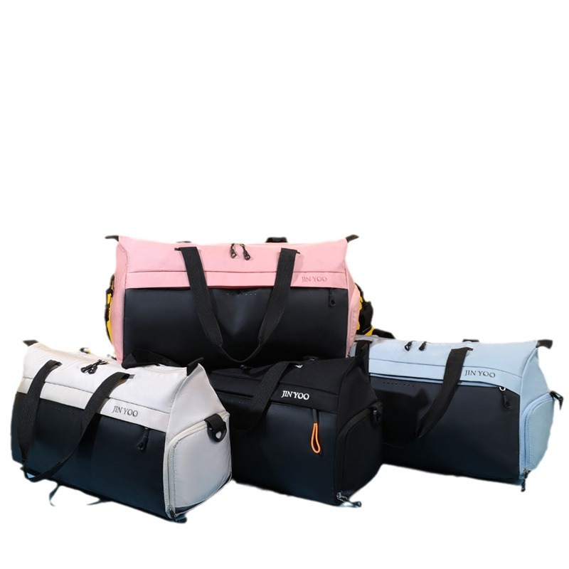 Bolsa de viaje, separación seca y húmeda, bolso de mano de gran capacidad para hombres y mujeres, bolso de viaje corto, bolso de entrenamiento, bolso de gimnasio