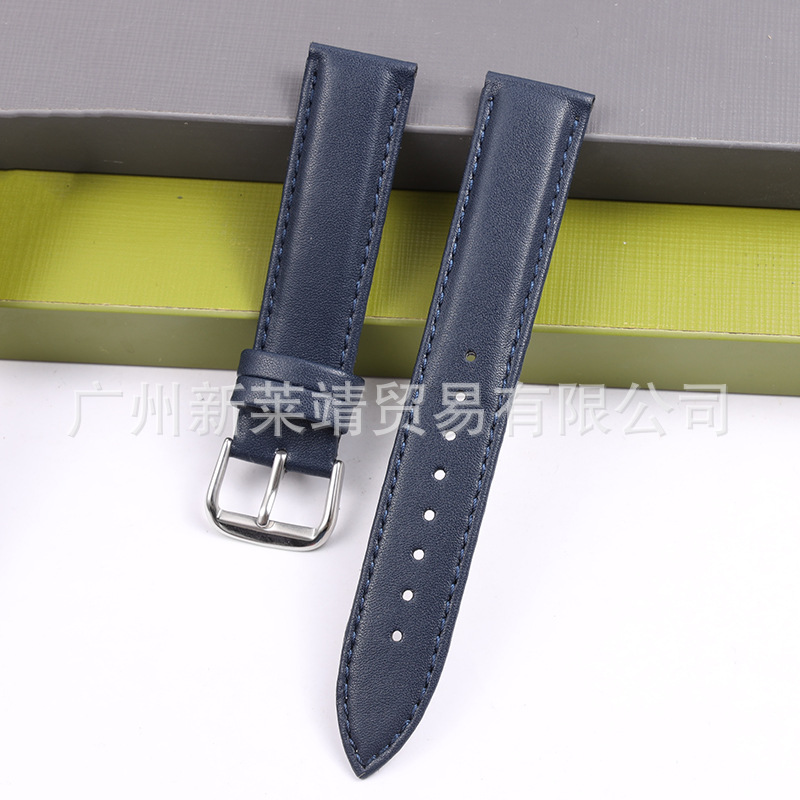 [Venta directa de fábrica] correa de reloj de cuero de ternero aguja de correa de reloj de pulsera de reloj general de cuero de vaca suave aguja al por mayor transfronteriza