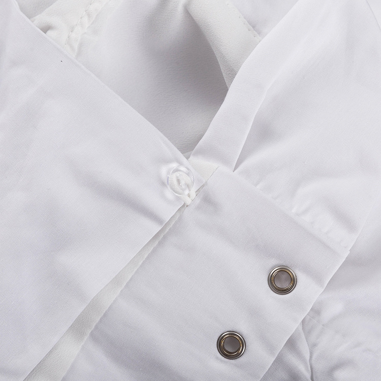 Sexy Draped Women Lantern Sleeve Tube Top Cinched Waist Lace up Top Pettiskirt Two Piece Sets