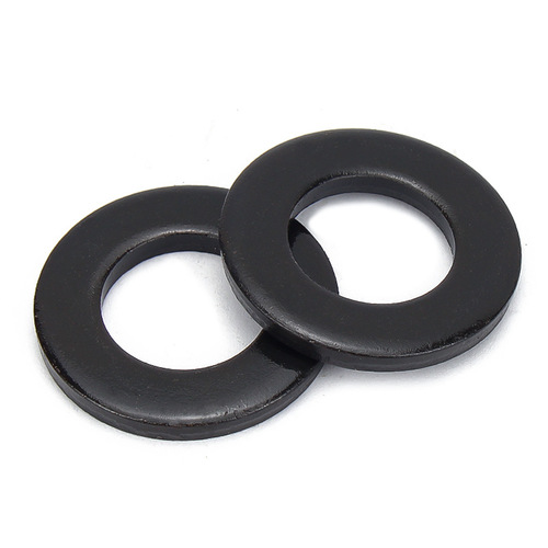 Black 304 stainless steel flat washer M1.6-M20 enlarged gasket Washer screw washer