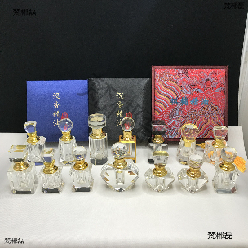 浦江水晶瓶2ml院沉香1ml精致小空瓶分装精油瓶小瓶包装盒